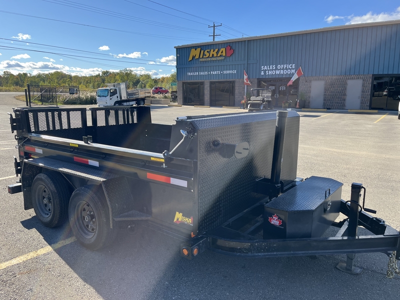 Demo 2027 Miska 3.5 Ton Contractor Dump Trailer